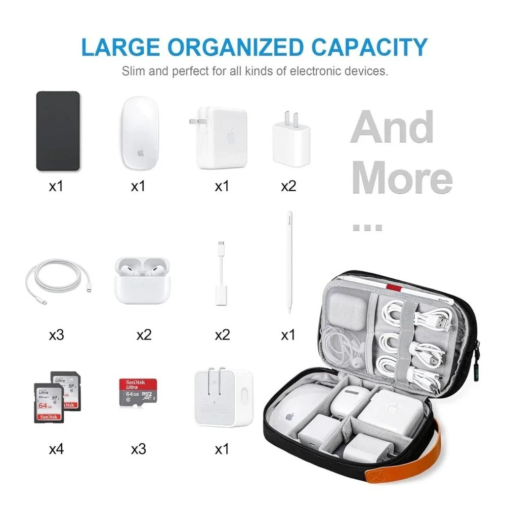 Cable Organizer Bag Pouch